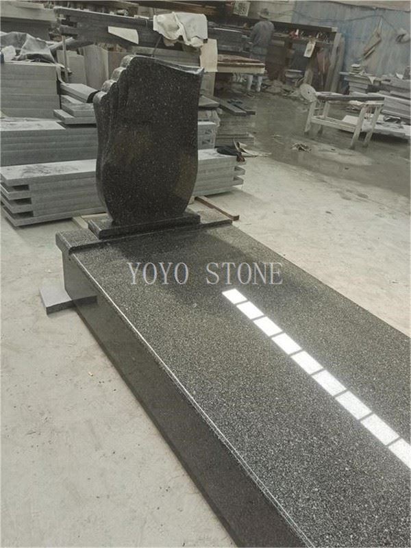 Black Polished Granite Headstones