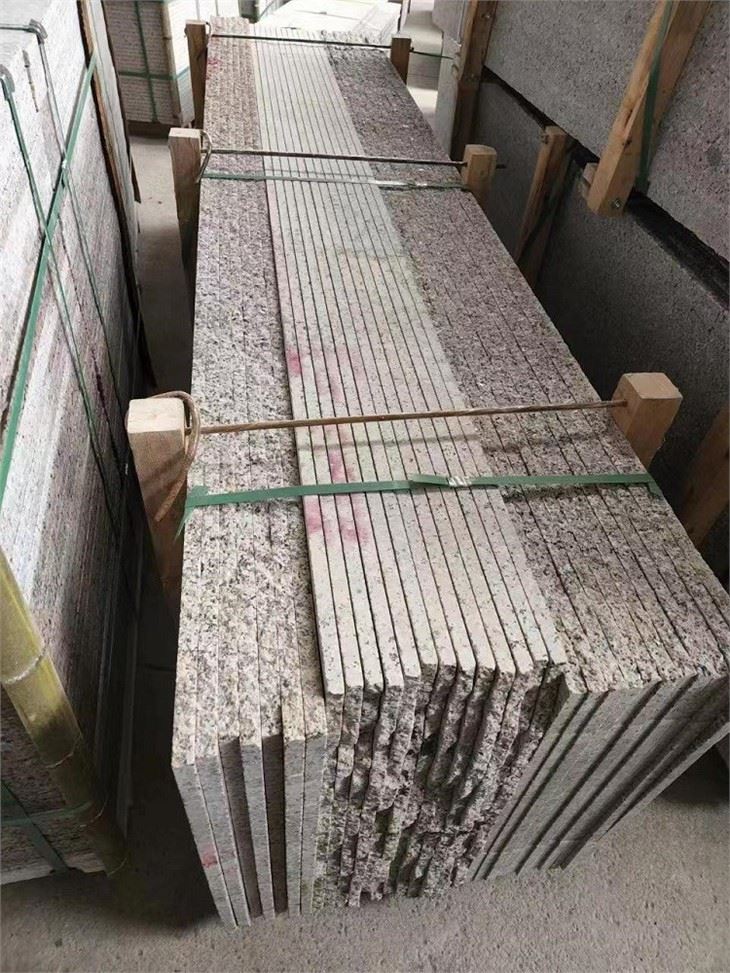 pink granite countertop