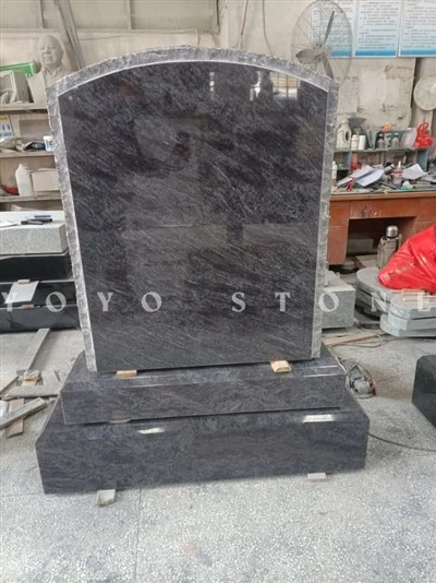 বাহামা ব্লু গ্রানাইট ইউরোপীয় হেডস্টোন